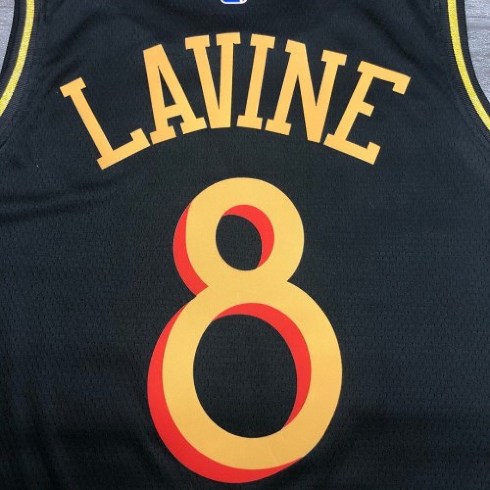 Men's Chicago Bulls Zach LaVine #8 Nike Black 20/21 Swingman Jersey - City Edition-League Wear Hub
