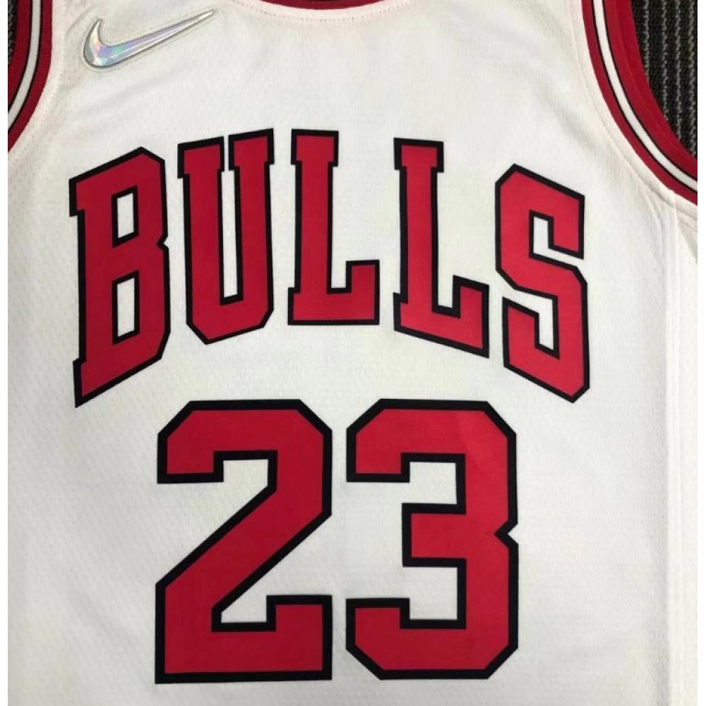 Men's Chicago Bulls Michael Jordan #23 Nike White 21/22 Swingman NBA Jersey - Icon Edition-League Wear Hub