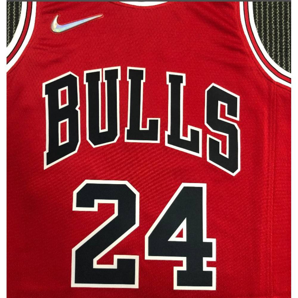 Men's Chicago Bulls Lauri Markkanen #24 Nike Red 2021 Swingman NBA Jersey - Icon Edition-League Wear Hub
