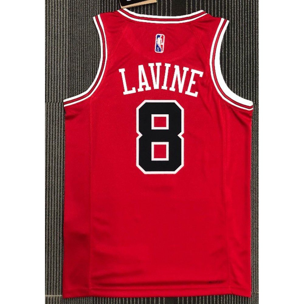 Men's Chicago Bulls Zach LaVine #8 Nike Red 2021 Swingman NBA Jersey - Icon Edition-League Wear Hub