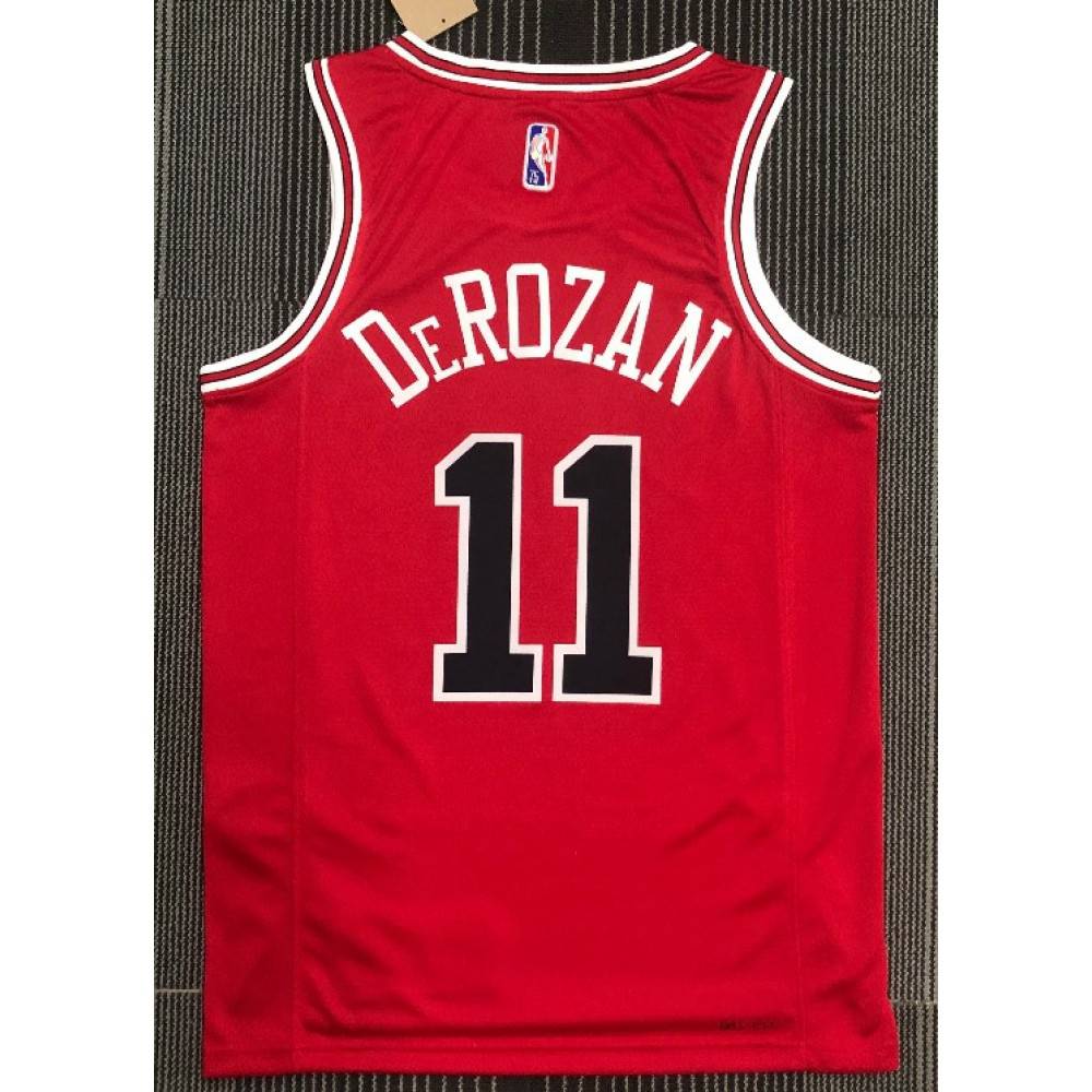Men's Chicago Bulls Chicago Bulls DeRozan #11 Red 2021Swingman NBA Jersey - Icon Edition-League Wear Hub