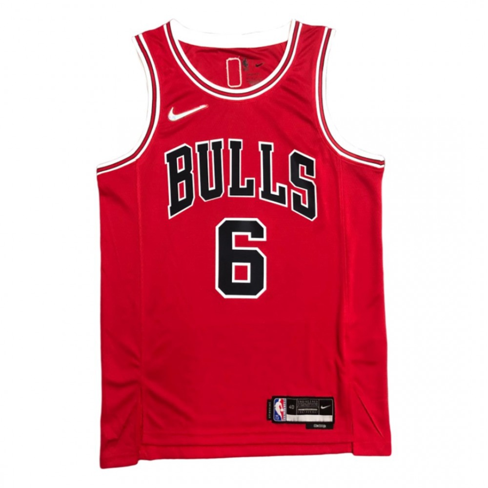 Men's Chicago Bulls Alex Caruso #6 Nike Red 2021 Swingman Jersey - Icon Edition-League Wear Hub