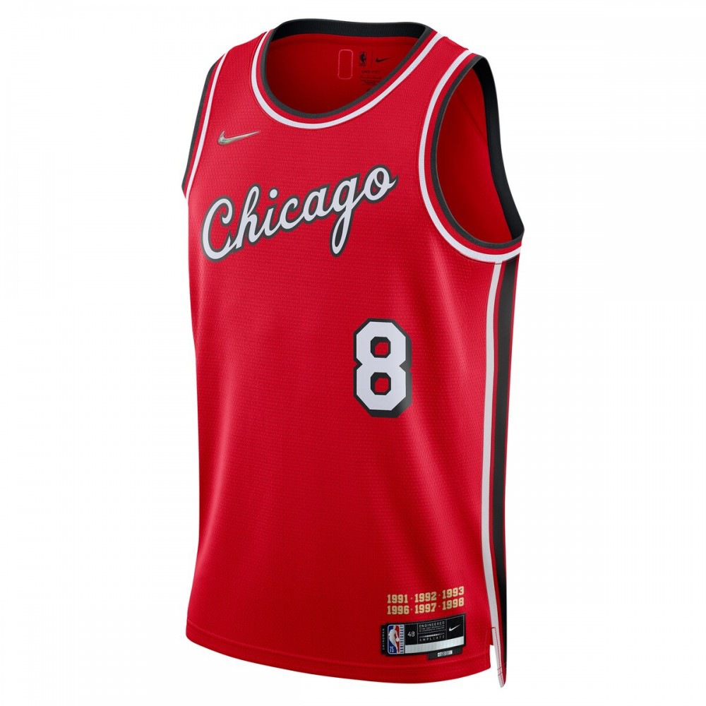 Zach LaVine Chicago Bulls Nike 21/22 Swingman Jersey - City Edition - Red-League Wear Hub