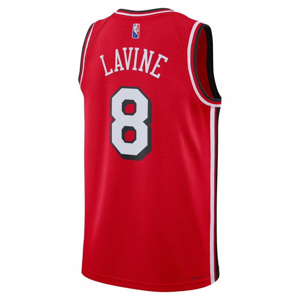 Zach LaVine Chicago Bulls Nike 21/22 Swingman Jersey - City Edition - Red-League Wear Hub