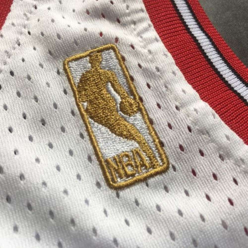Men's Chicago Bulls Michael Jordan #23 Throwback White 1996-97 Hardwood Classics Player Jersey-League Wear Hub