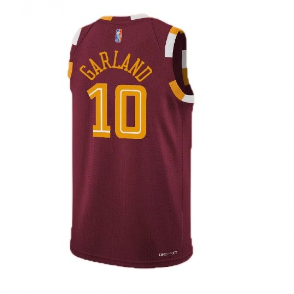 Men's Cleveland Cavaliers Darius Garland #10 Nike Wine 21/22 Swingman NBA Jersey - City Edition-League Wear Hub