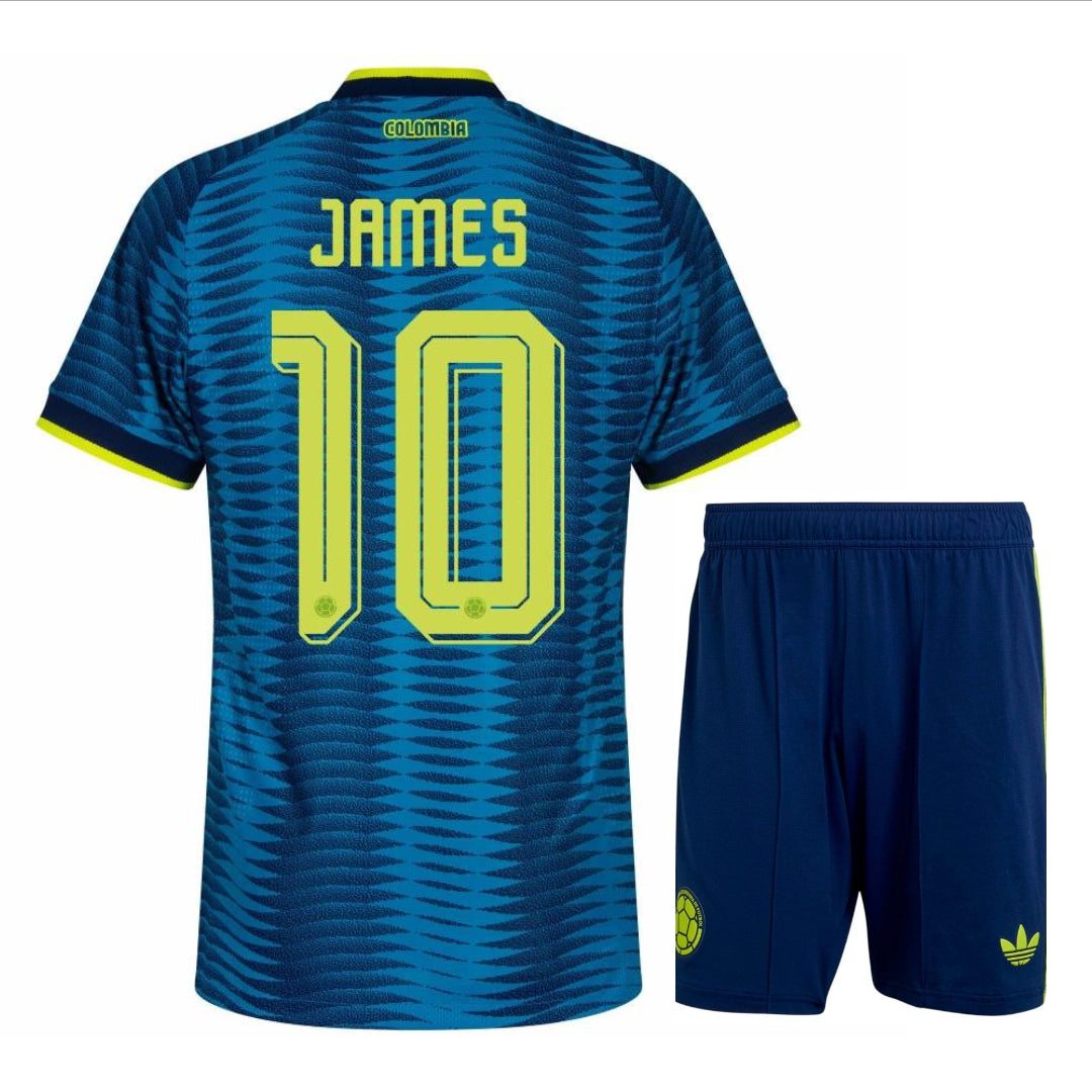 Colombia James Away Kit Kids 26/27-League Wear Hub