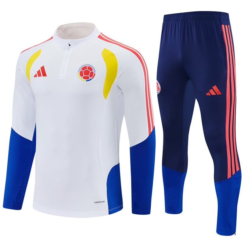 Colombia Training Tracksuit Men/Kids 26/27 White-League Wear Hub