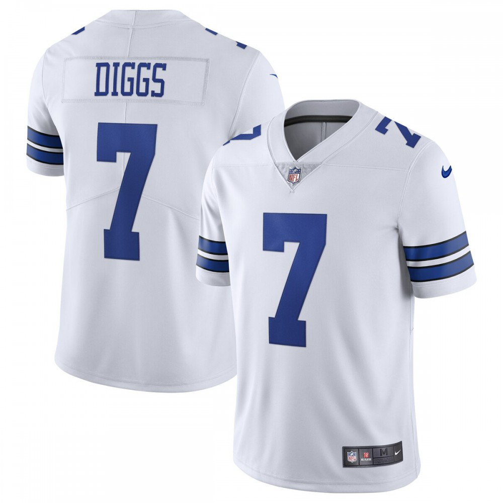 Trevon Diggs Dallas Cowboys Nike Vapor Limited Jersey - White-League Wear Hub