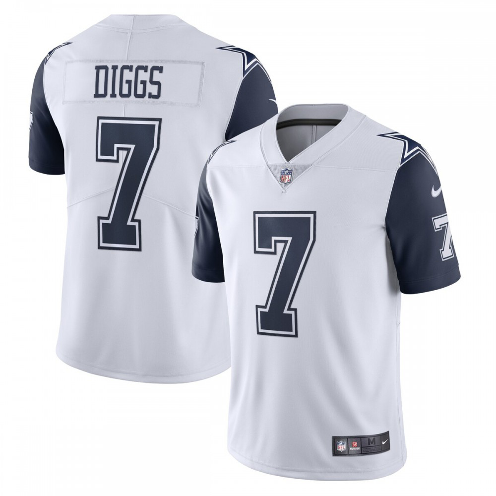 Trevon Diggs Dallas Cowboys Nike Limited Vapor Jersey - White-League Wear Hub