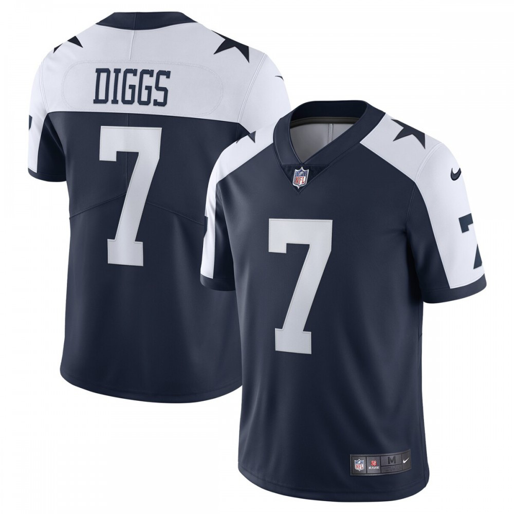 Trevon Diggs Dallas Cowboys Nike Alternate Vapor Limited Jersey - Navy-League Wear Hub