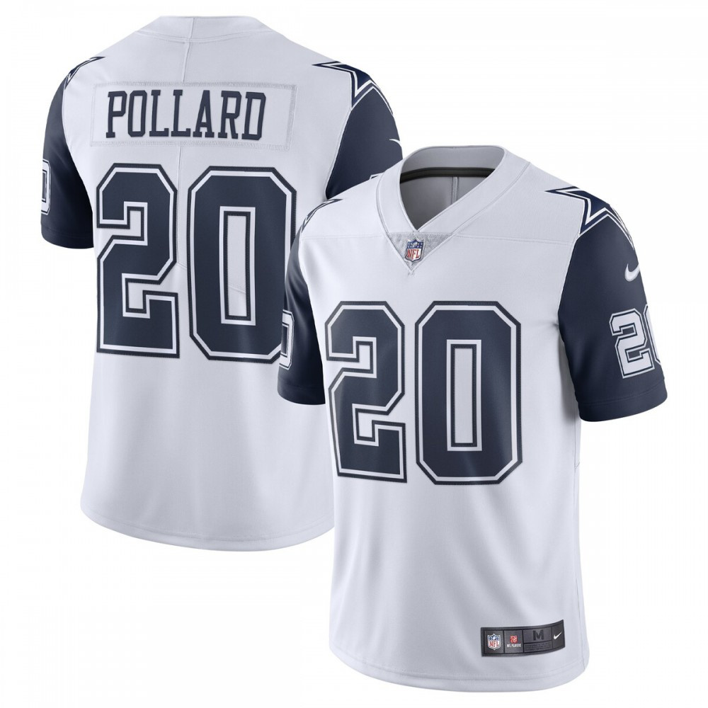 Tony Pollard Dallas Cowboys Nike Vapor Limited Jersey - White-League Wear Hub