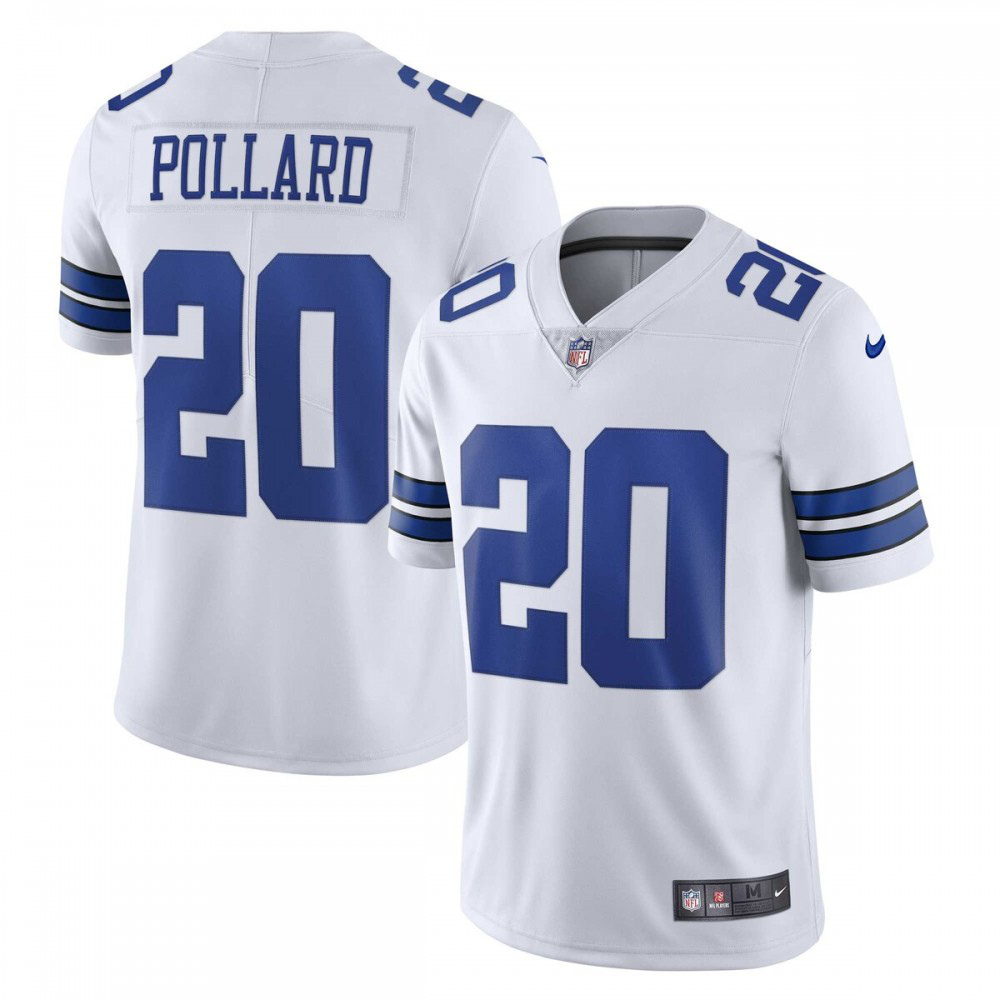 Tony Pollard Dallas Cowboys Nike Vapor Limited Player Jersey - White-League Wear Hub