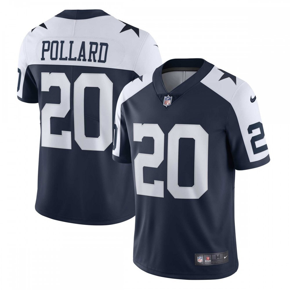 Tony Pollard Dallas Cowboys Nike Alternate Vapor Limited Player Jersey - Navy-League Wear Hub
