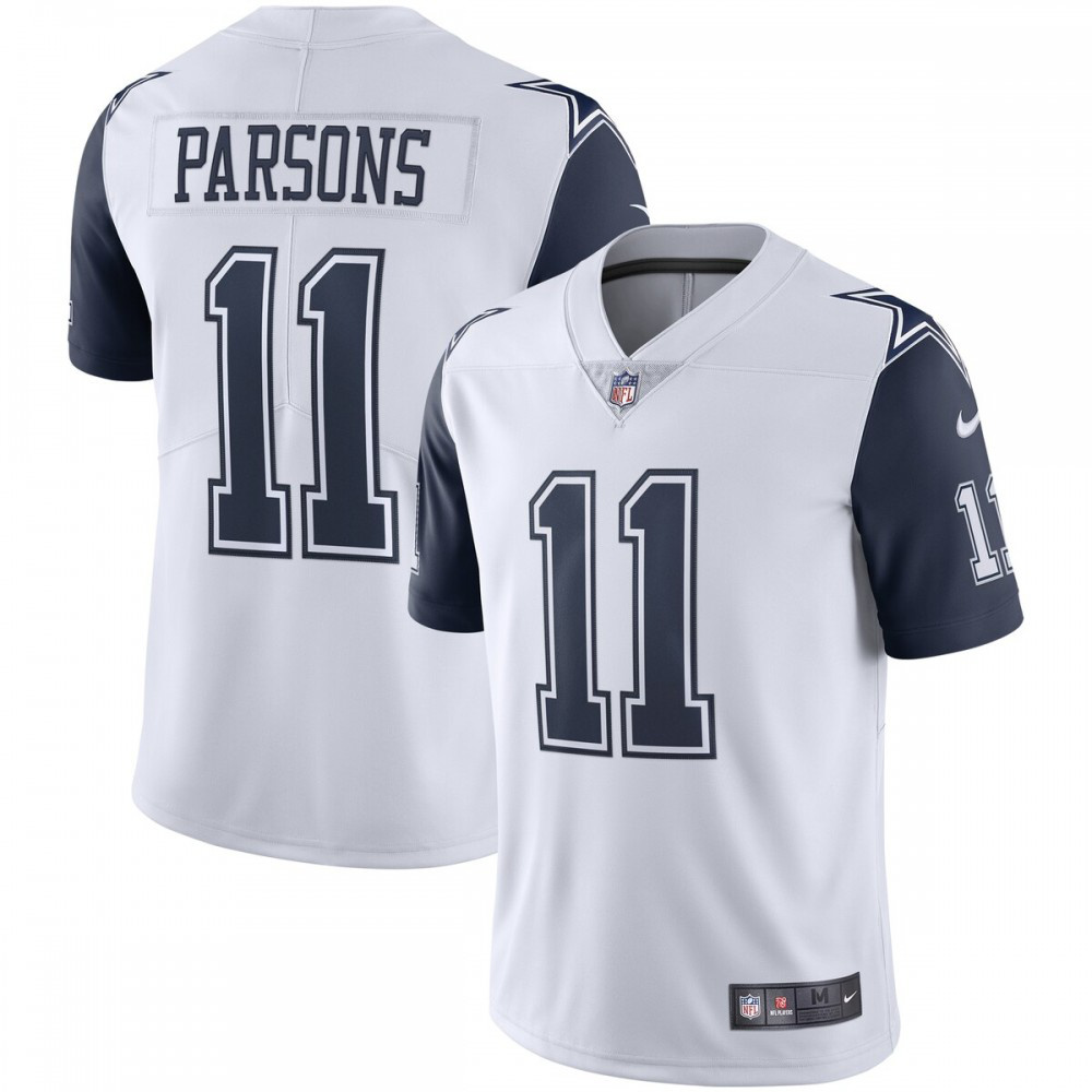 Micah Parsons Dallas Cowboys Nike Alternate 2 Vapor Limited Jersey - White-League Wear Hub