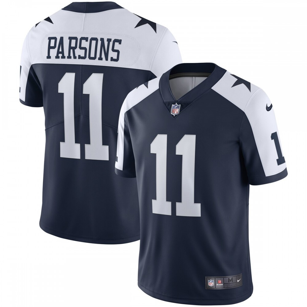 Micah Parsons Dallas Cowboys Nike Alternate Vapor Limited Jersey - Navy-League Wear Hub