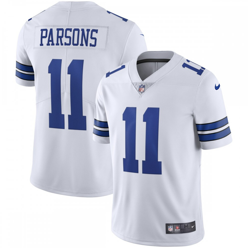 Micah Parsons Dallas Cowboys Nike Vapor Limited Jersey - White-League Wear Hub