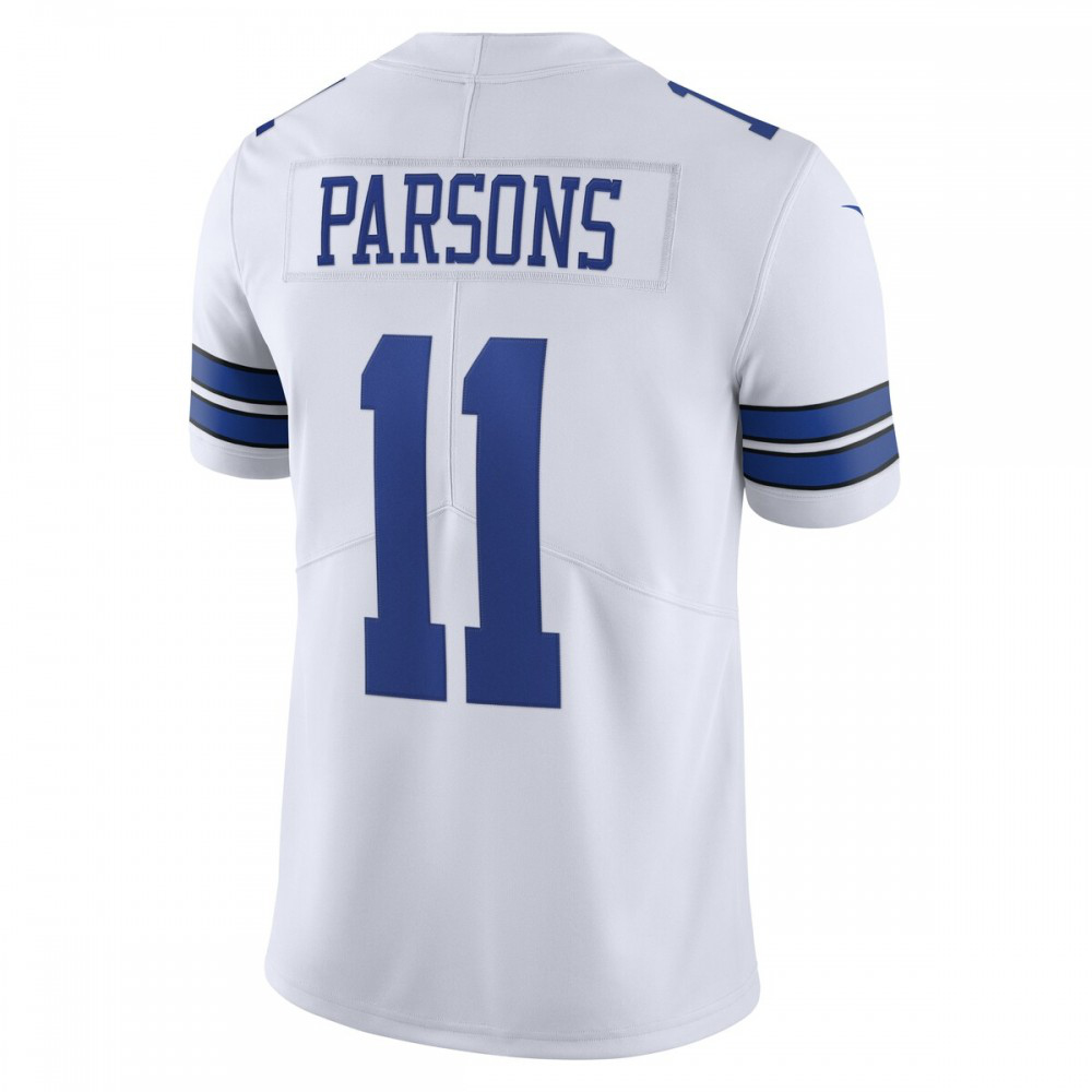Micah Parsons Dallas Cowboys Nike Vapor Limited Jersey - White-League Wear Hub