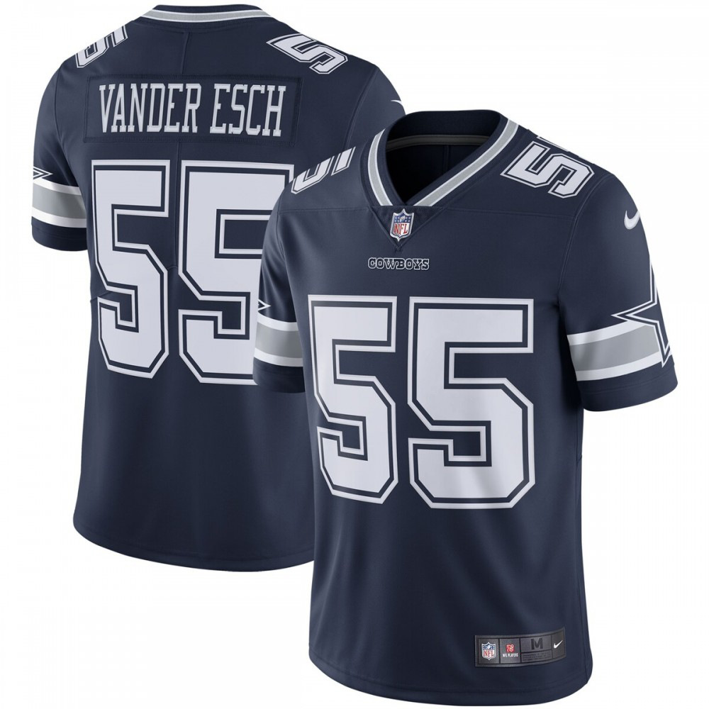 Leighton Vander Esch Dallas Cowboys Nike Vapor Limited Player Jersey - Navy-League Wear Hub