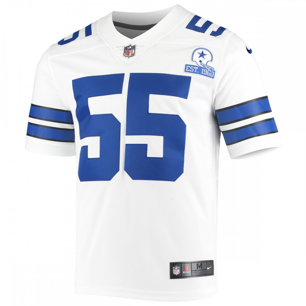 Leighton Vander Esch Dallas Cowboys Nike 60th Anniversary Limited Jersey - White-League Wear Hub