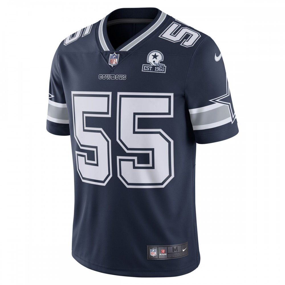 Leighton Vander Esch Dallas Cowboys Nike 60th Anniversary Limited Jersey - Navy-League Wear Hub
