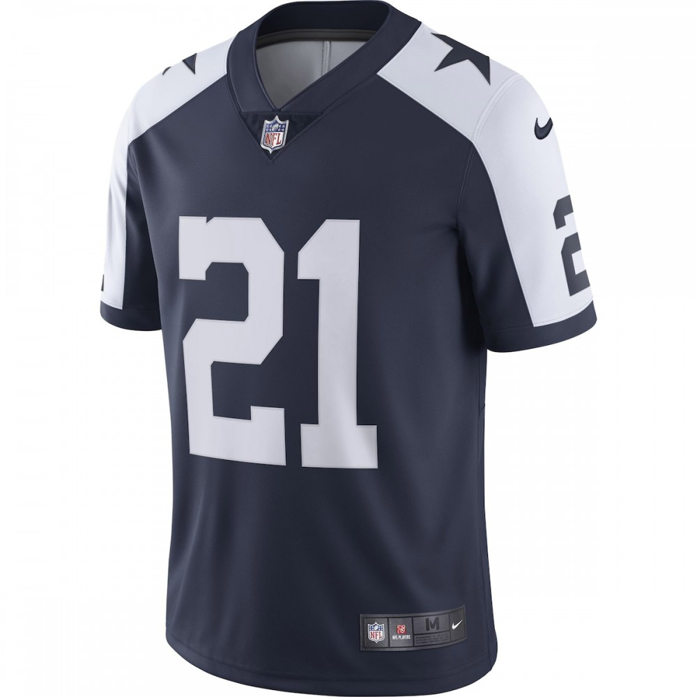 Ezekiel Elliott Dallas Cowboys Nike Alternate Vapor Limited Jersey - Navy-League Wear Hub