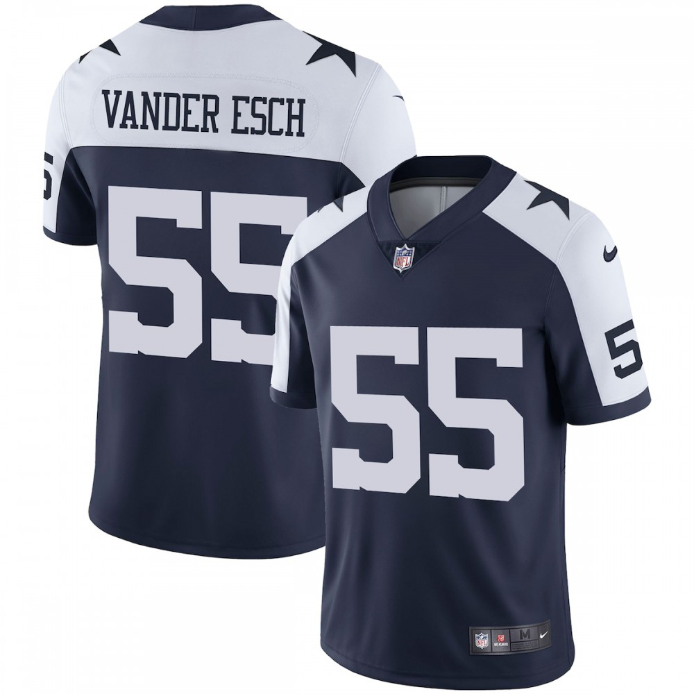 Leighton Vander Esch Dallas Cowboys Nike Alternate Vapor Limited Jersey - Navy-League Wear Hub