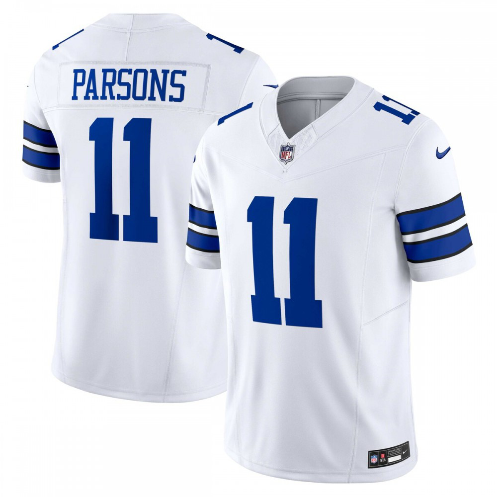 Micah Parsons Dallas Cowboys Nike Vapor F.U.S.E. Limited Jersey - White-League Wear Hub