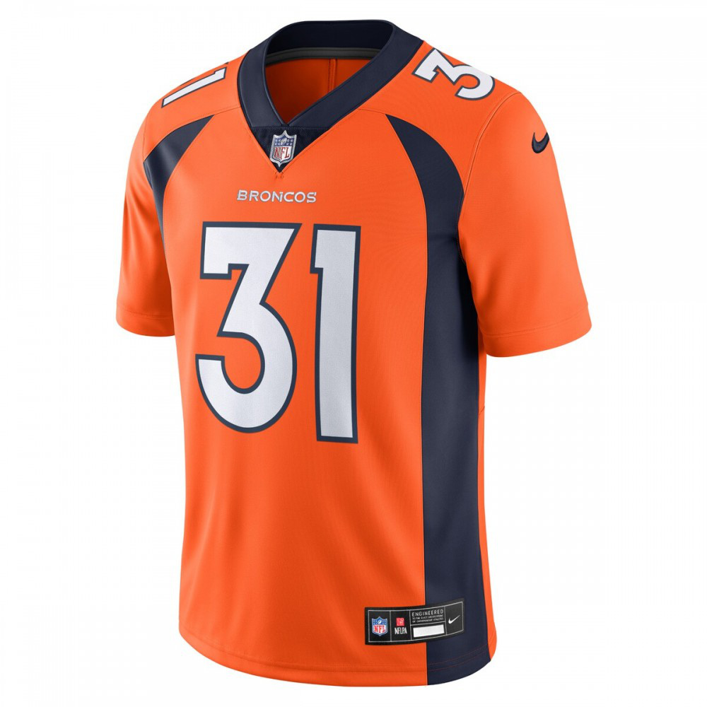 Justin Simmons Denver Broncos Nike Vapor Untouchable Limited Jersey - Orange-League Wear Hub