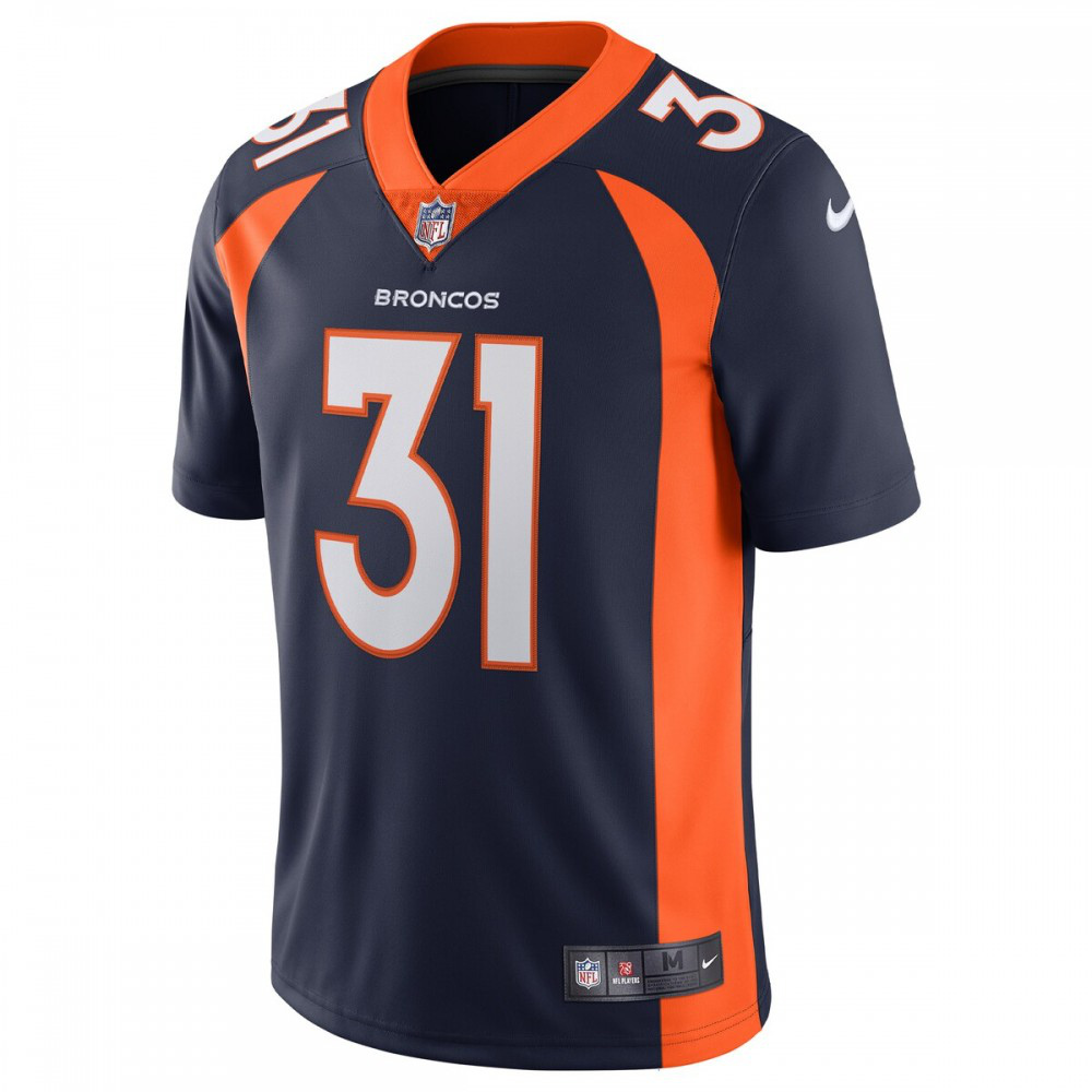 Justin Simmons Denver Broncos Nike Alternate Vapor Limited Jersey - Navy-League Wear Hub