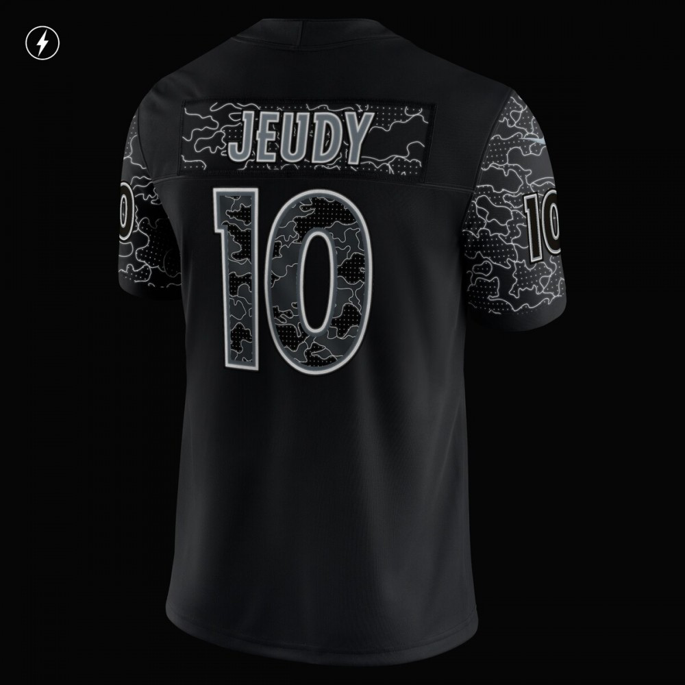 Jerry Jeudy Denver Broncos Nike RFLCTV Limited Jersey - Black-League Wear Hub