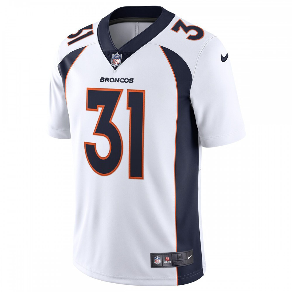 Justin Simmons Denver Broncos Nike Vapor Limited Jersey - White-League Wear Hub