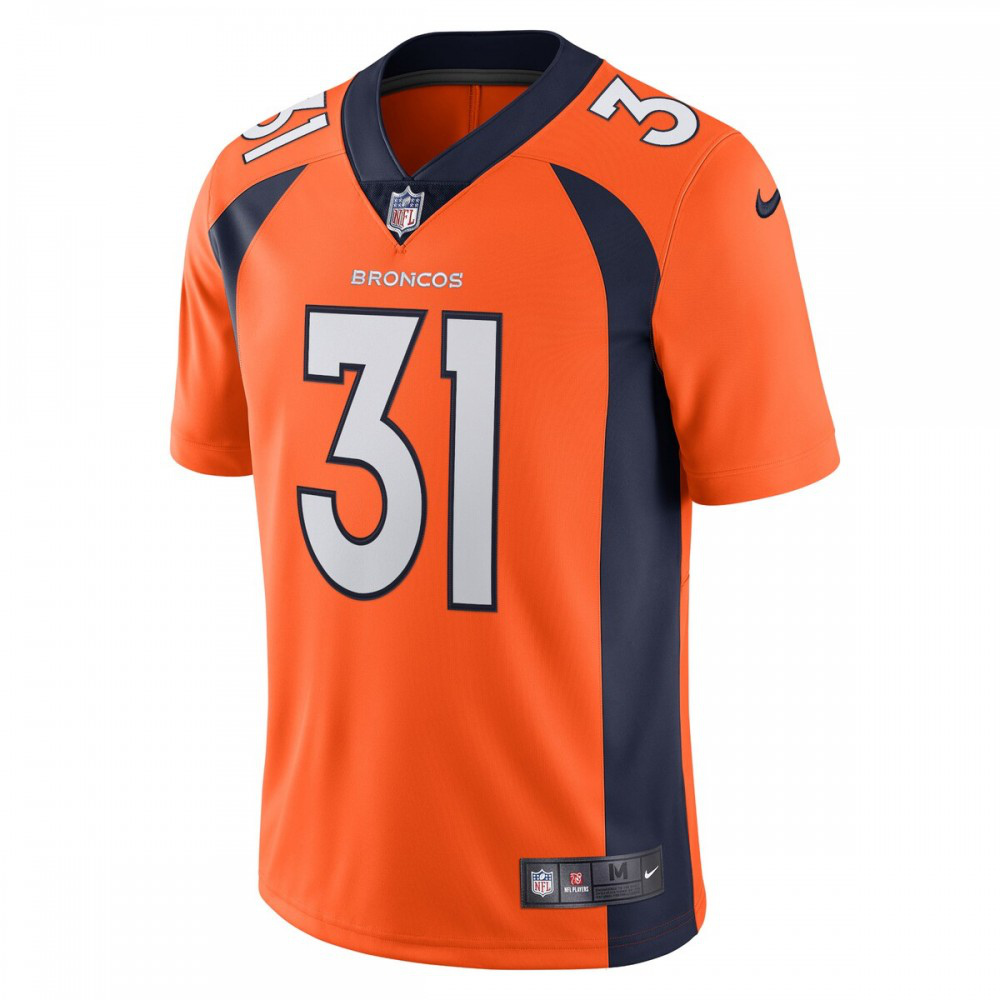 Justin Simmons Denver Broncos Nike Vapor Limited Jersey - Orange-League Wear Hub