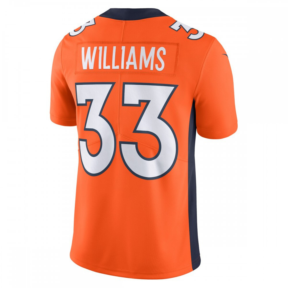 Javonte Williams Denver Broncos Nike Vapor Untouchable Limited Jersey - Orange-League Wear Hub