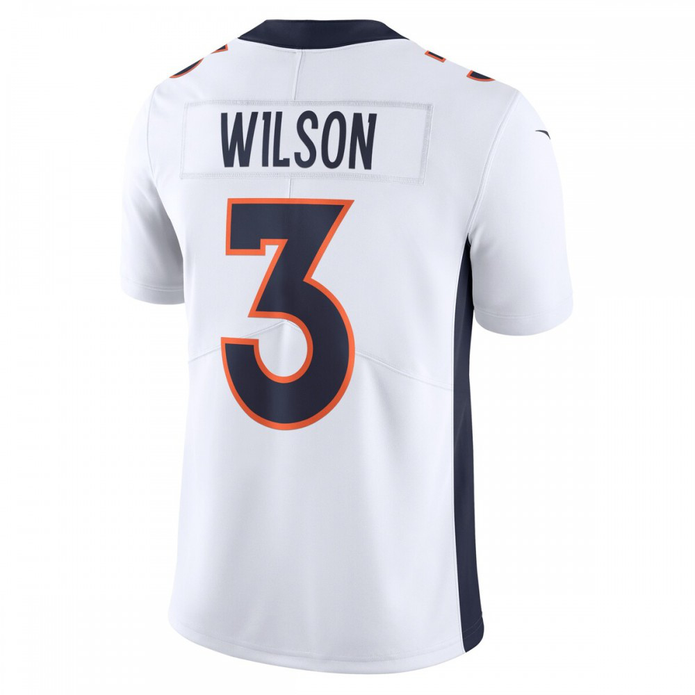 Russell Wilson Denver Broncos Nike Vapor Untouchable Limited Jersey - White-League Wear Hub
