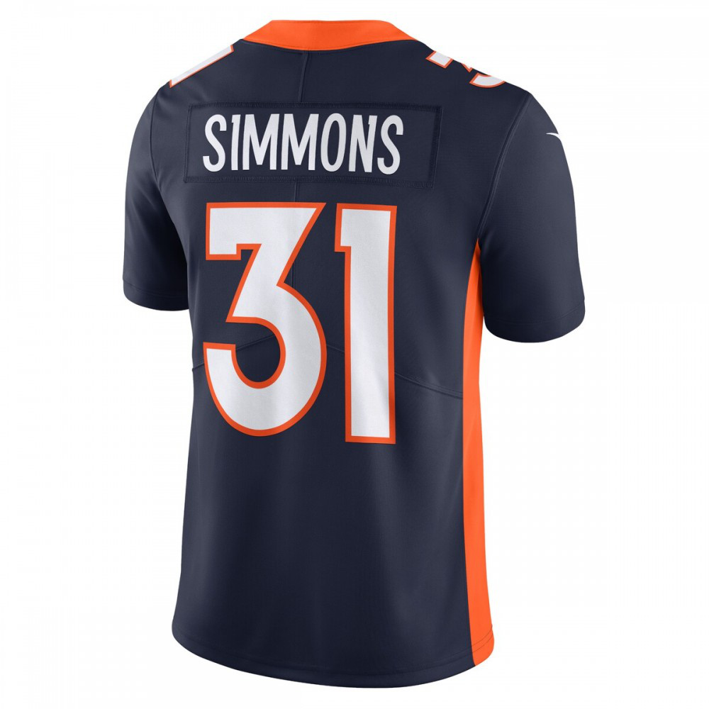 Justin Simmons Denver Broncos Nike Vapor Untouchable Limited Jersey - Navy-League Wear Hub