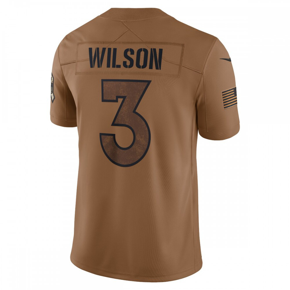 Russell Wilson Denver Broncos Nike 2023 Salute To Service Limited Jersey - Brown-League Wear Hub