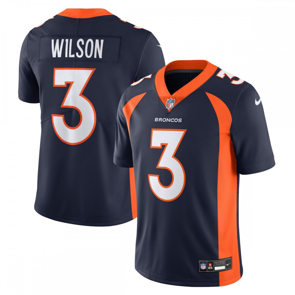 Russell Wilson Denver Broncos Nike Vapor Untouchable Limited Jersey - Navy-League Wear Hub