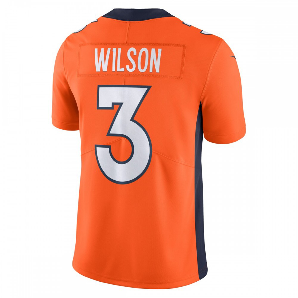 Russell Wilson Denver Broncos Nike Vapor Untouchable Limited Jersey - Orange-League Wear Hub