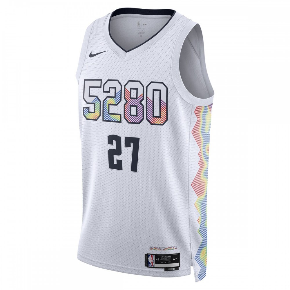 Jamal Murray Denver Nuggets Nike Unisex 24/25 Swingman Player Jersey - City Edition - White-League Wear Hub