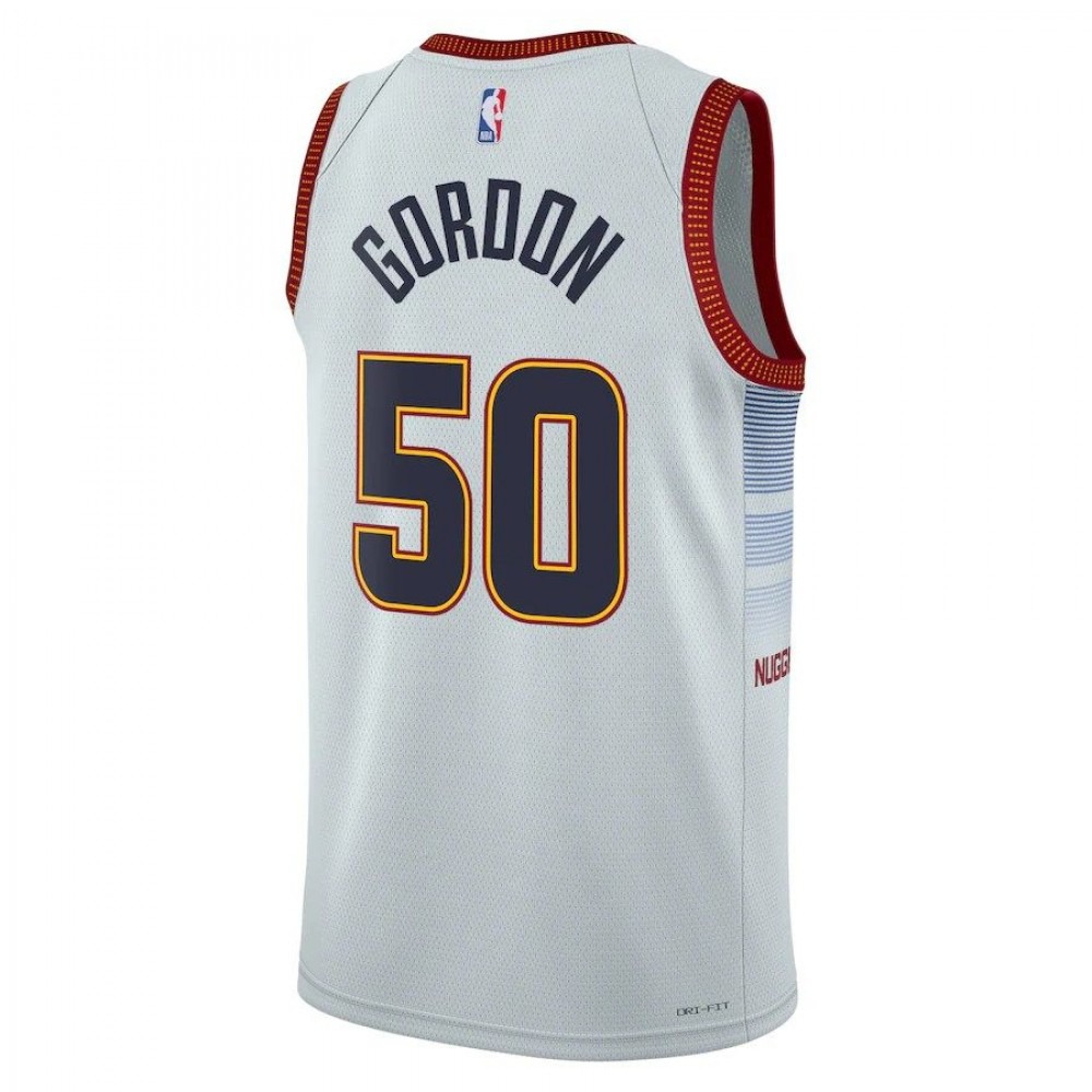 Aaron Gordon Denver Nuggets Nike Unisex 22/23 Swingman Jersey - City Edition - Silver-League Wear Hub