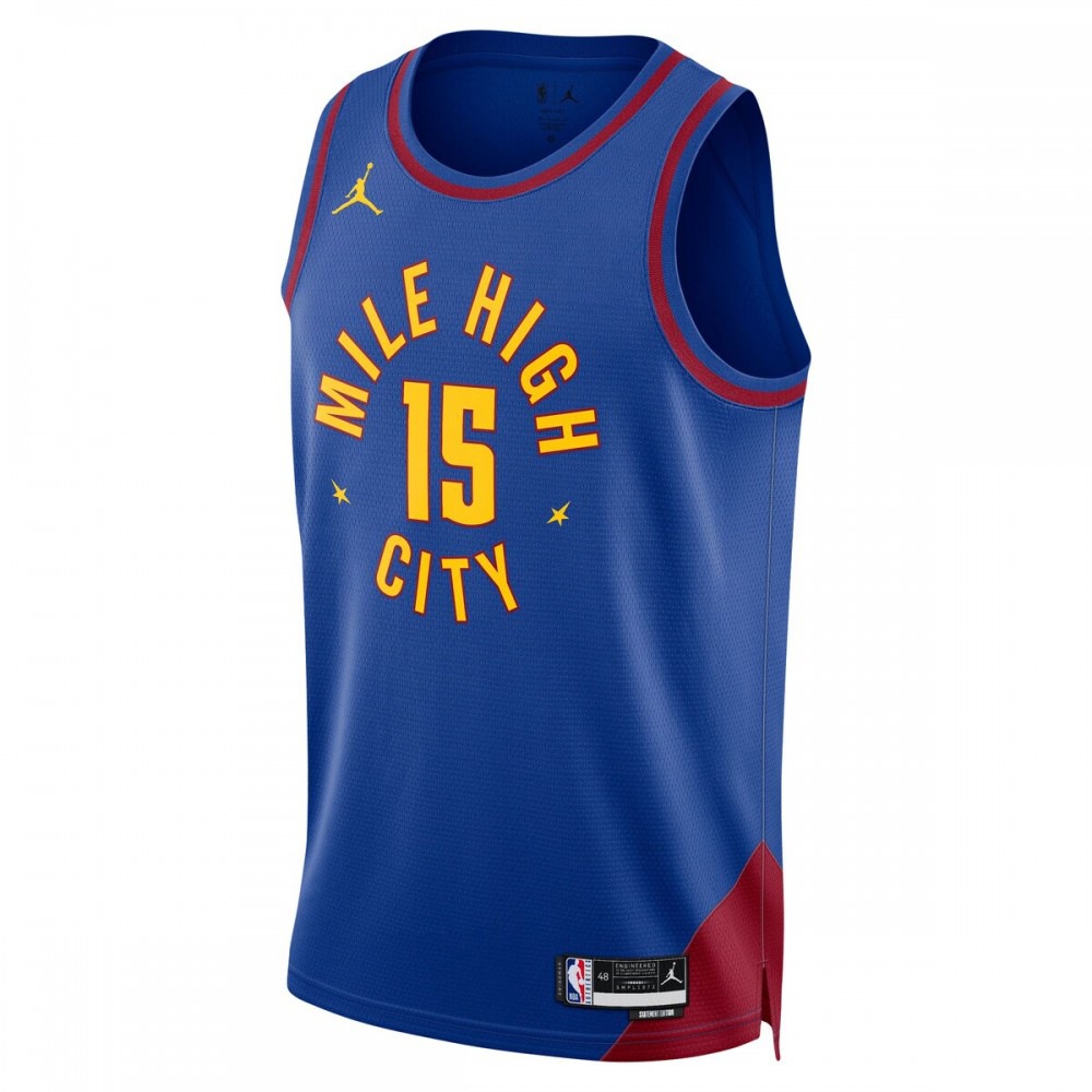Nikola Jokic Denver Nuggets Jordan Brand 22/23 Statement Edition Swingman Jersey - Blue-League Wear Hub