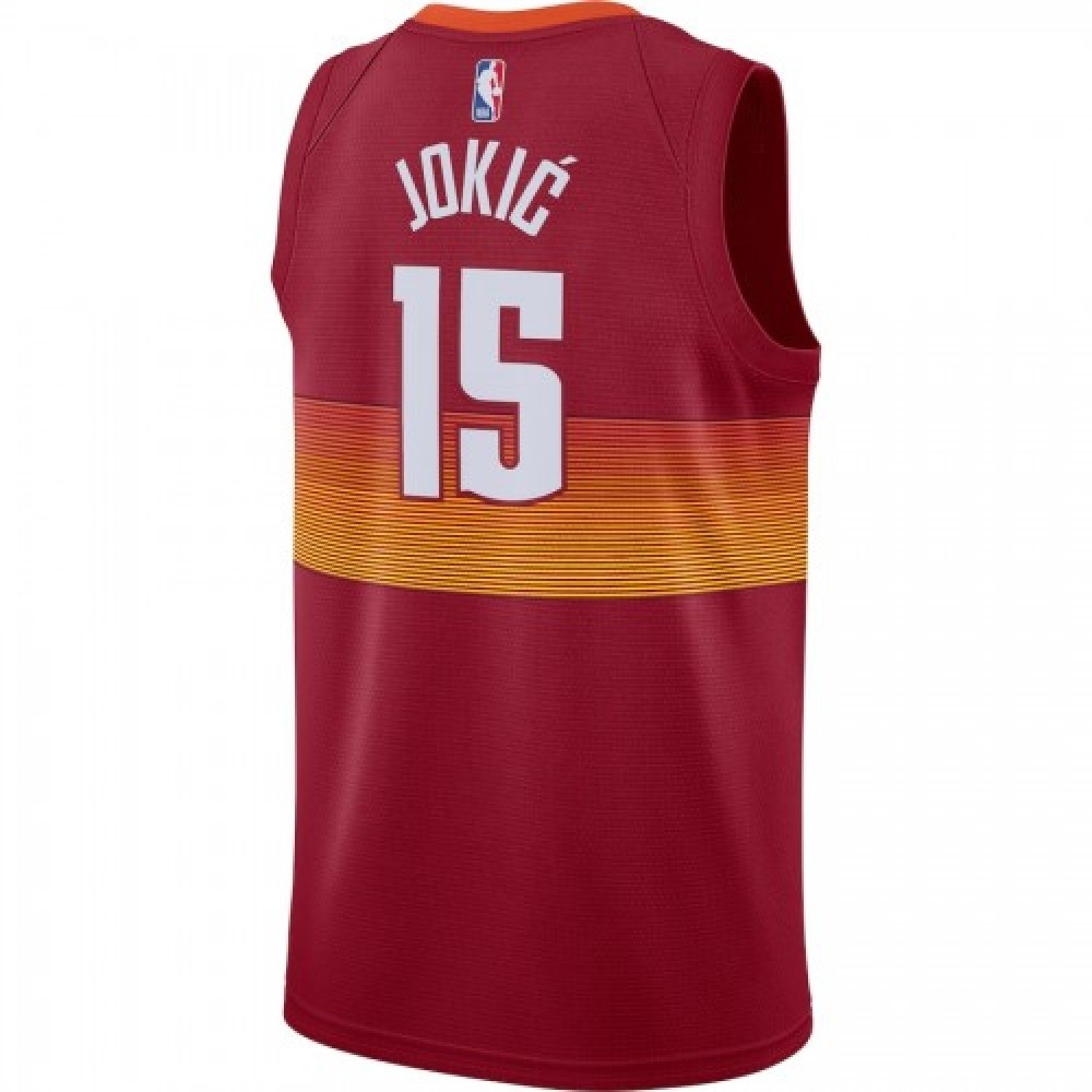 Men's Denver Nuggets Nikola Jokic #15 Nike Red 20/21 Swingman Player Jersey – City Edition-League Wear Hub