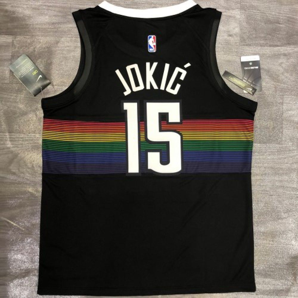 Men's Denver Nuggets Nikola Jokic #15 Nike Black Swingman Player Jersey – City Edition-League Wear Hub
