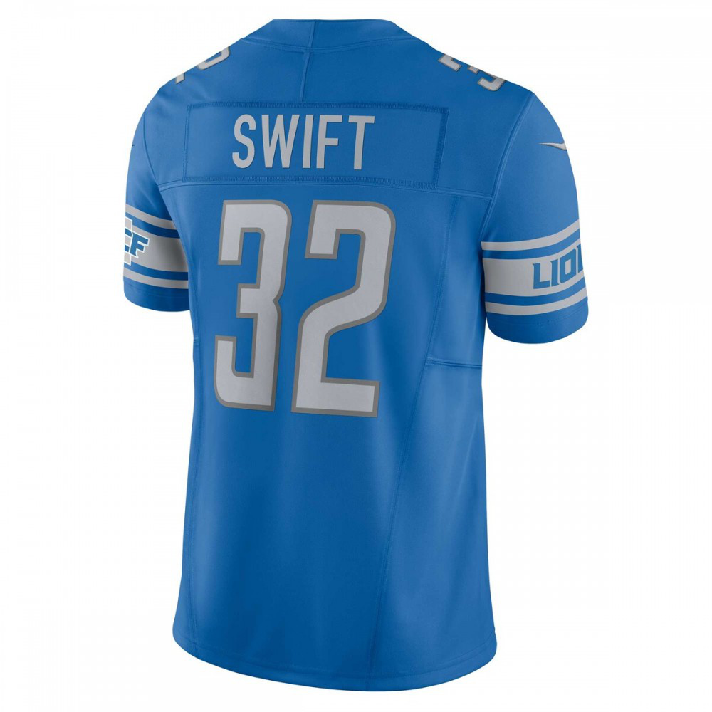 D'Andre Swift Detroit Lions Nike Vapor F.U.S.E. Limited Jersey - Blue-League Wear Hub