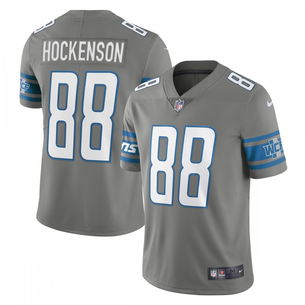 T.J. Hockenson Detroit Lions Nike Vapor Limited Jersey - Steel-League Wear Hub