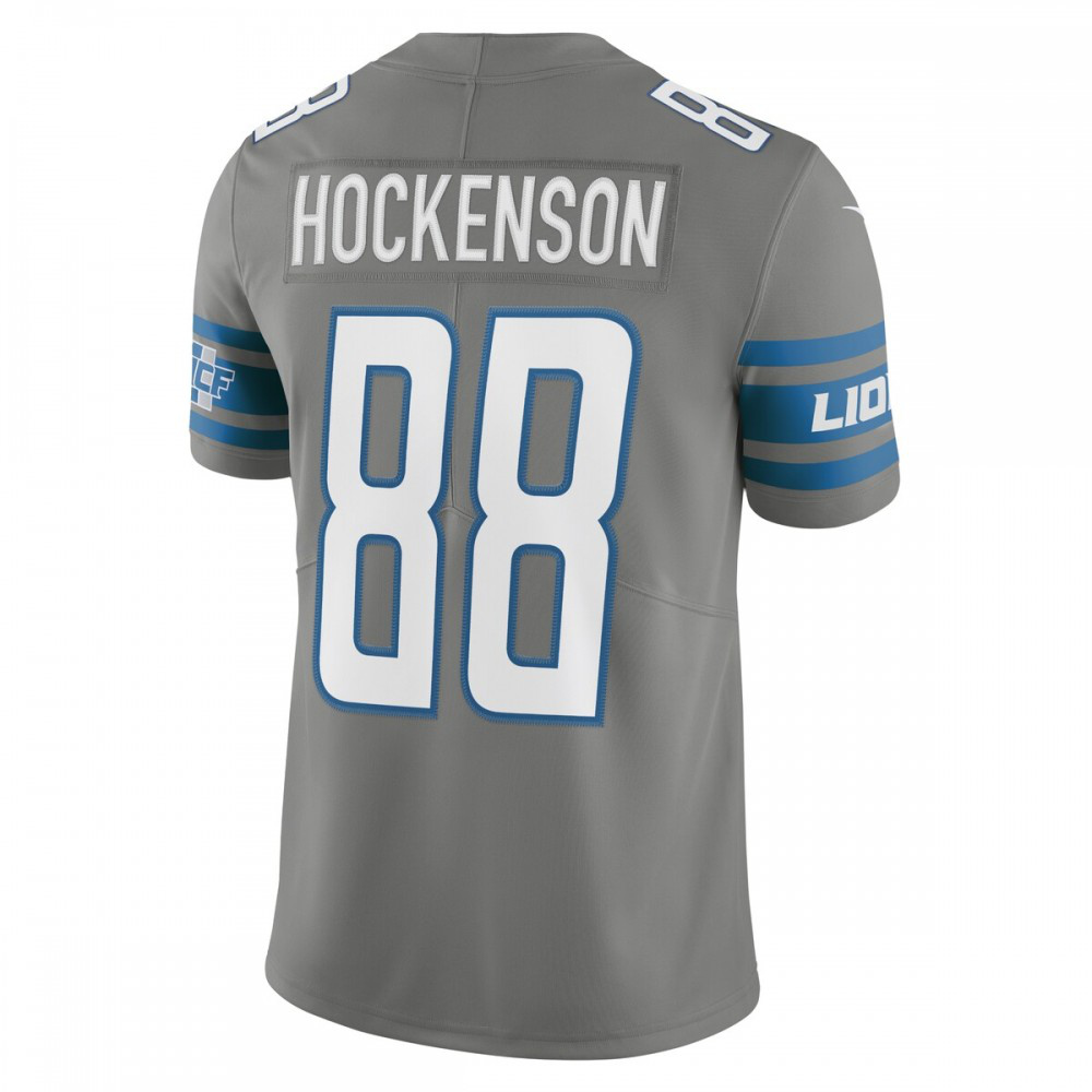 T.J. Hockenson Detroit Lions Nike Vapor Limited Jersey - Steel-League Wear Hub