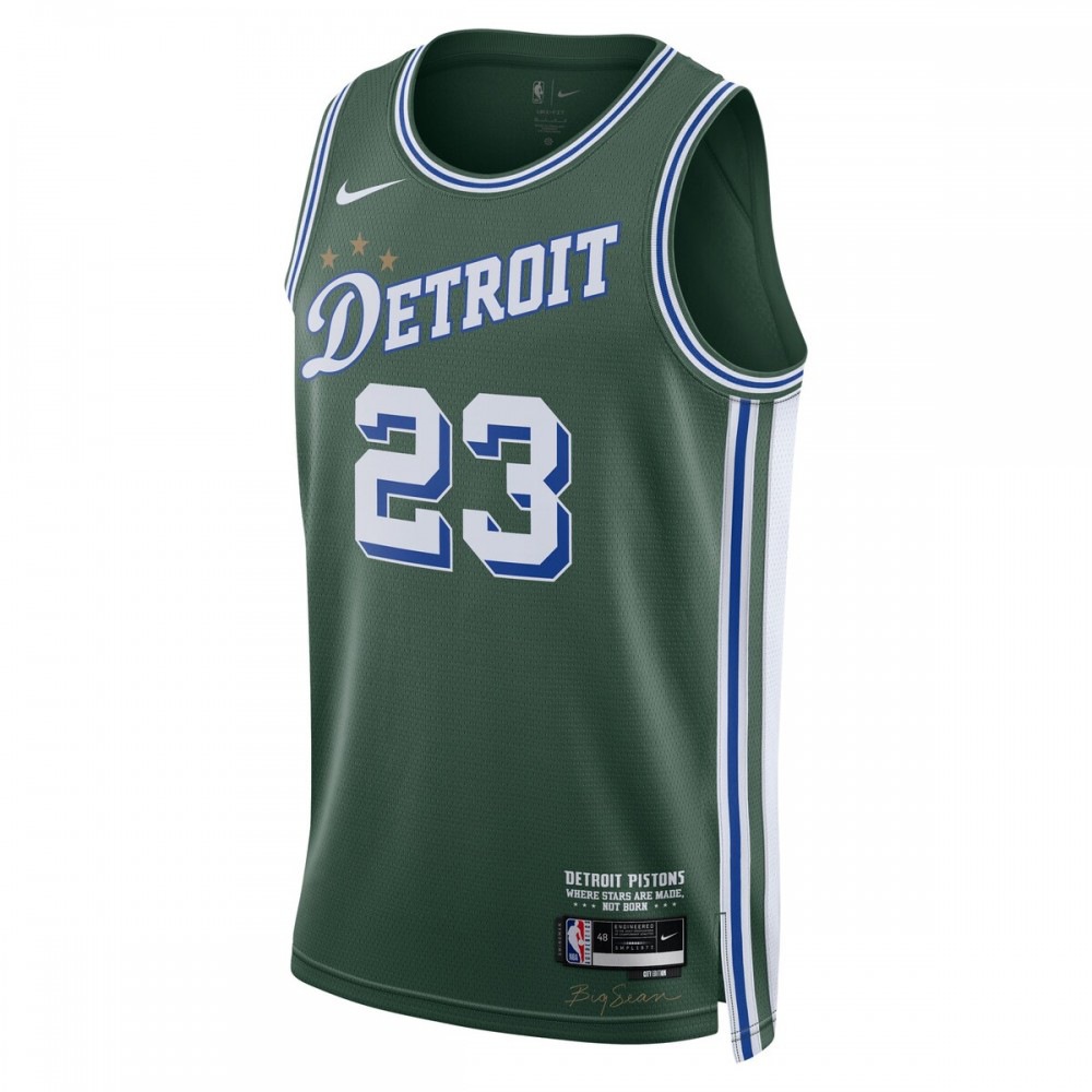 Jaden Ivey Detroit Pistons Nike 22/23 Swingman Jersey - City Edition - Green-League Wear Hub