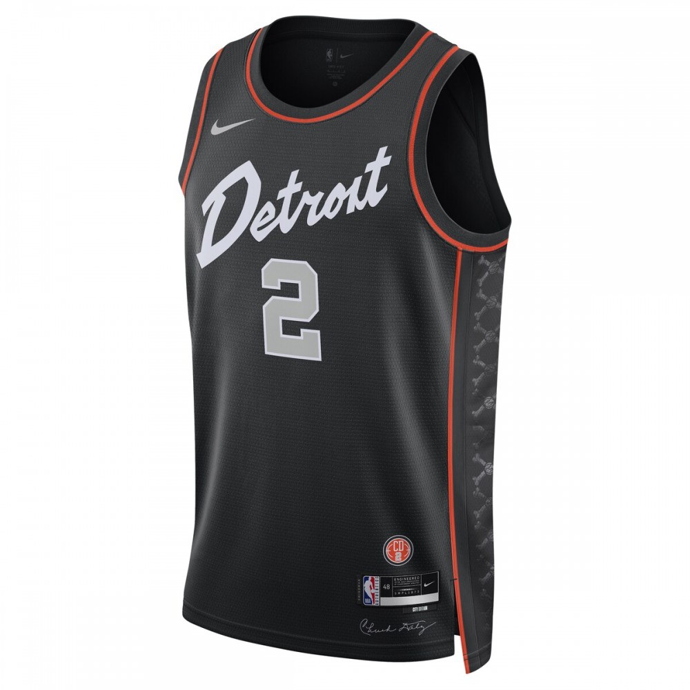 Cade Cunningham Detroit Pistons Nike Unisex 23/24 Swingman Jersey - Black - City Edition-League Wear Hub
