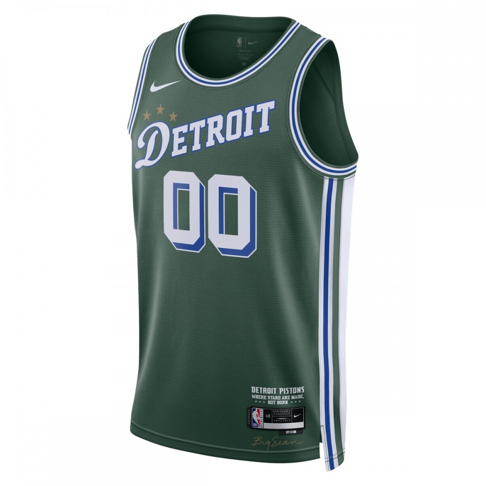 Detroit Pistons Nike Unisex 22/23 Swingman Custom Jersey - City Edition - Green-League Wear Hub